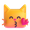 kissing cat